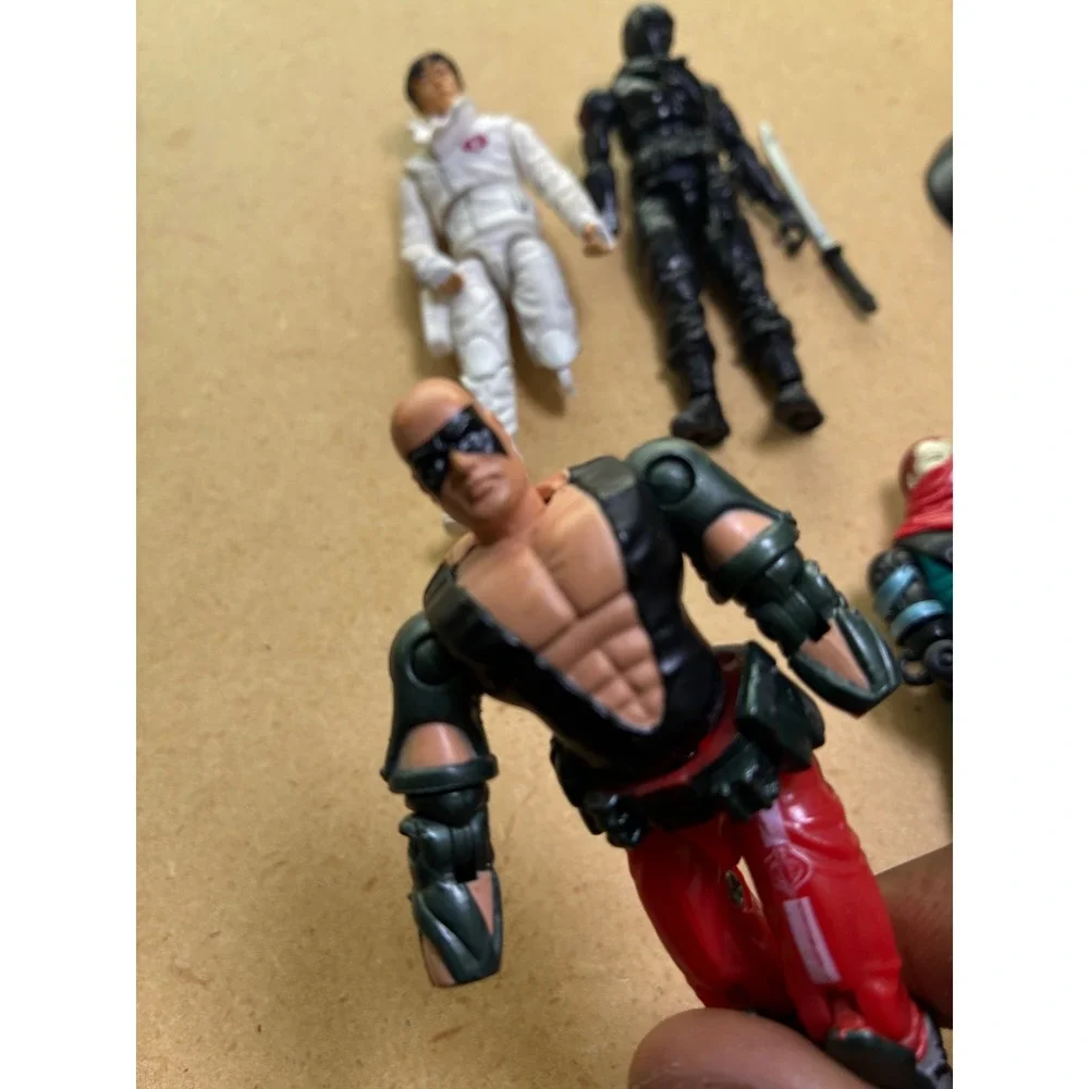 GI Joe Parts Lot Zartan v4 Overkill v2 Snake Eyes v23 Storm Shadow 2002-09